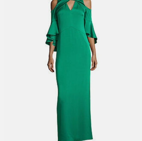 Shoshanna Dresses & Skirts - EUC Shoshanna Midnight Jade Green Gown